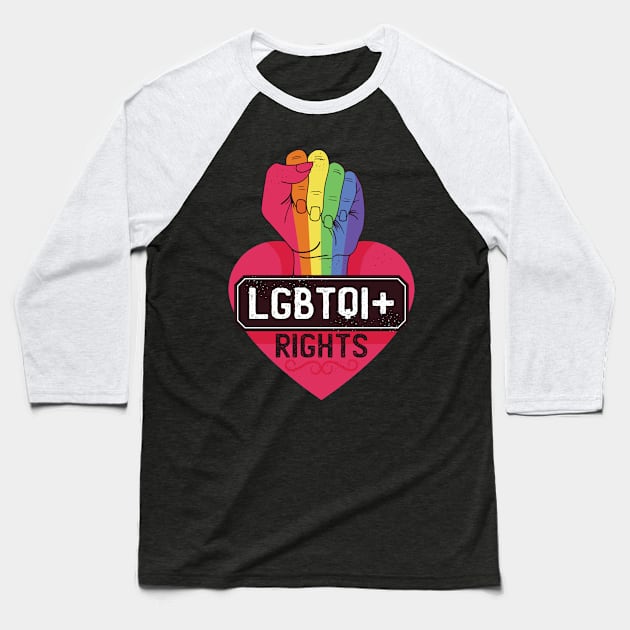 LGBTQ Pride Baseball T-Shirt by BlaseCo